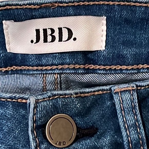 JBD by Justu Black denim side stripe skinny jeans - Picture 7 of 9